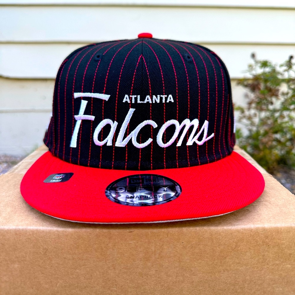 Atlanta Falcons New Era Pin Stripe snapback hat